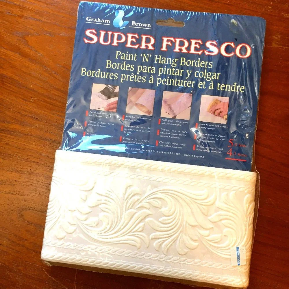 Super Fresco Wall Paper Border by Graham & Brown NIB
